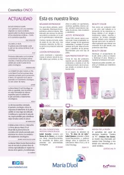 Cosmética Oncológica en Cáceres con María D’uol